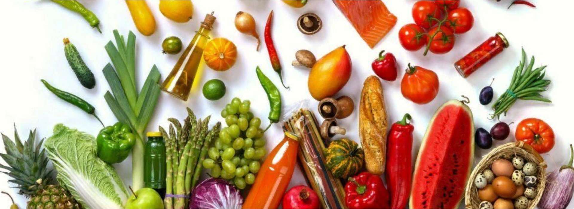 Saúde Ativa Frutas Espalhadas